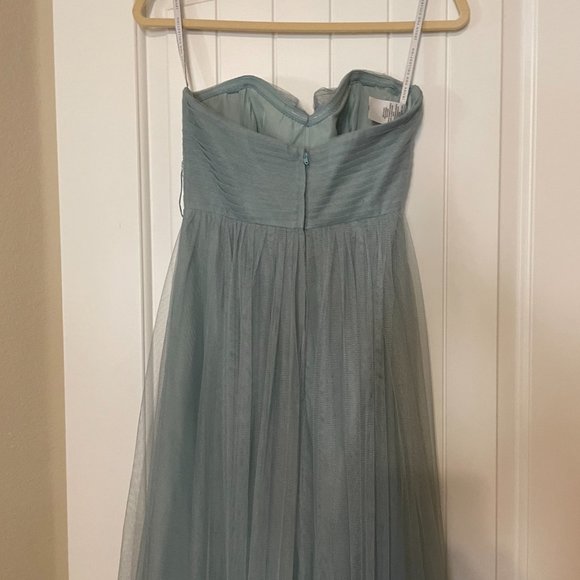 Jenny Yoo BHLDN Bridesmaid Annabelle Convertible Maxi Dress (Ciel Blue) - Picture 3 of 3